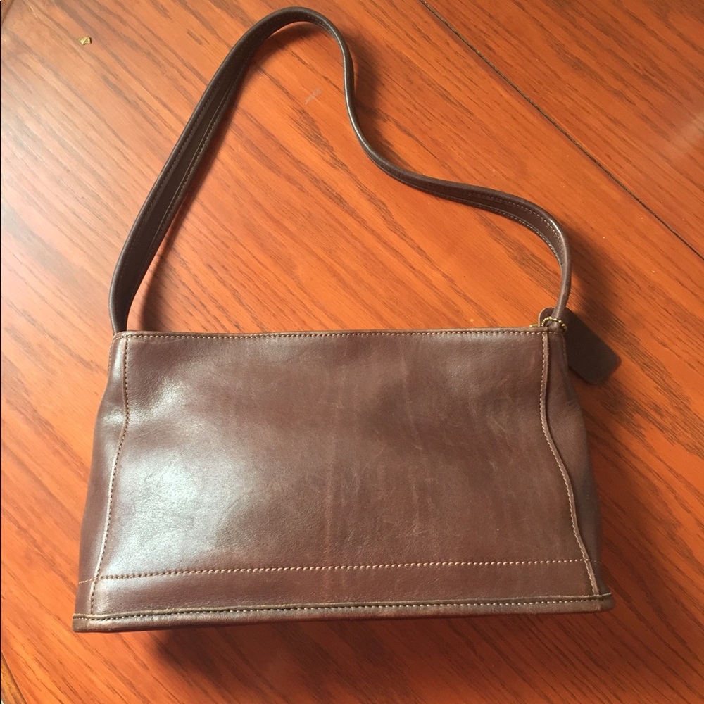 💥SALE 💥COACH GENUINE LEATHER brown handbag purse